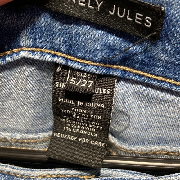 Woman’s Sincerely Jules Jeans Size 5/27 - Picture 6 of 8
